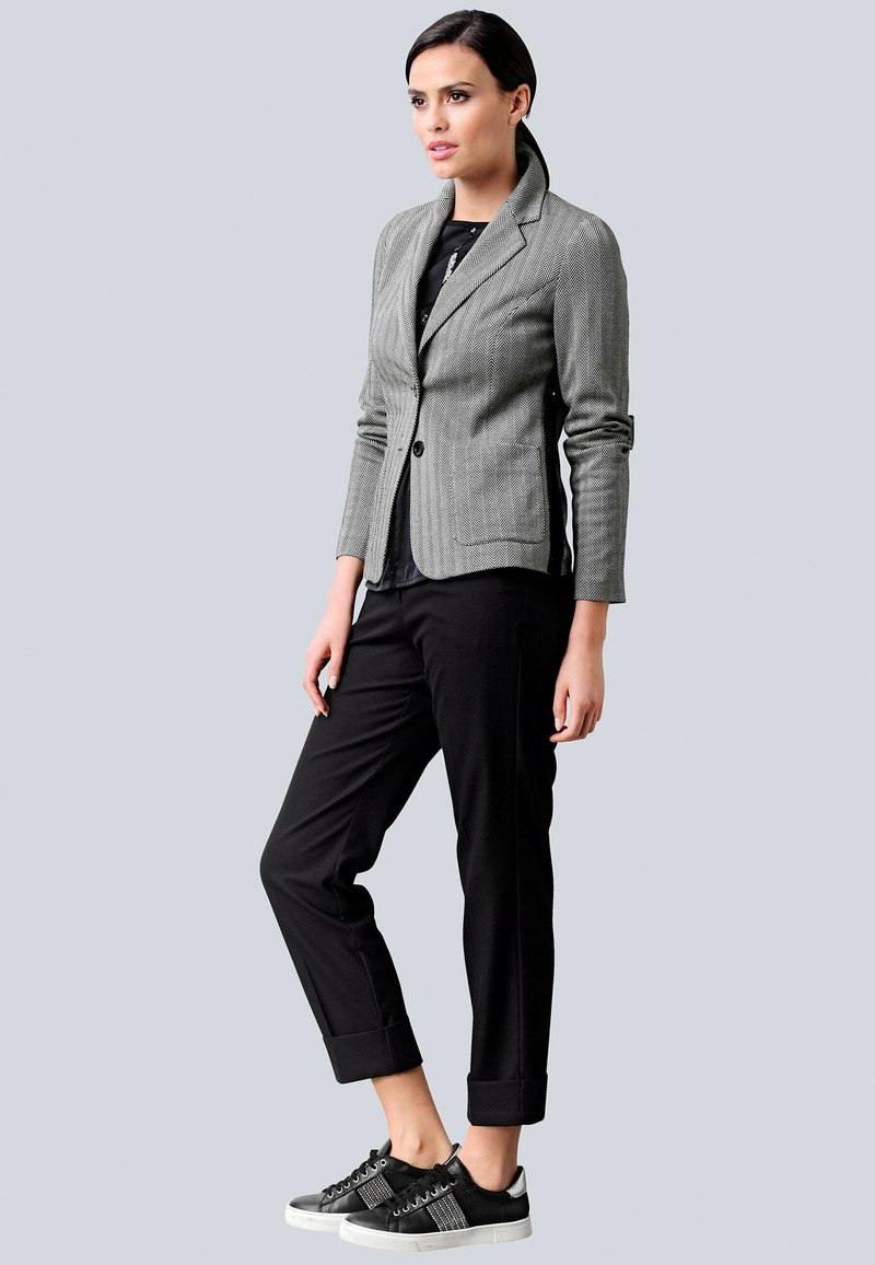 Damen Leichte Jacken | Alba Moda Blazer grau,schwarz/schwarz - QB76495 Damen Leichte Jacken | Alba Moda Blazer grau,schwarz/schwarz - QB76495
