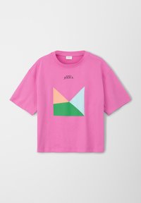 s.Oliver MIT FRONTPRINT - T-shirt print - pink