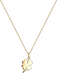 Elli LUCKY CHARM LEAF CLOVER - Halsband - gold-coloured