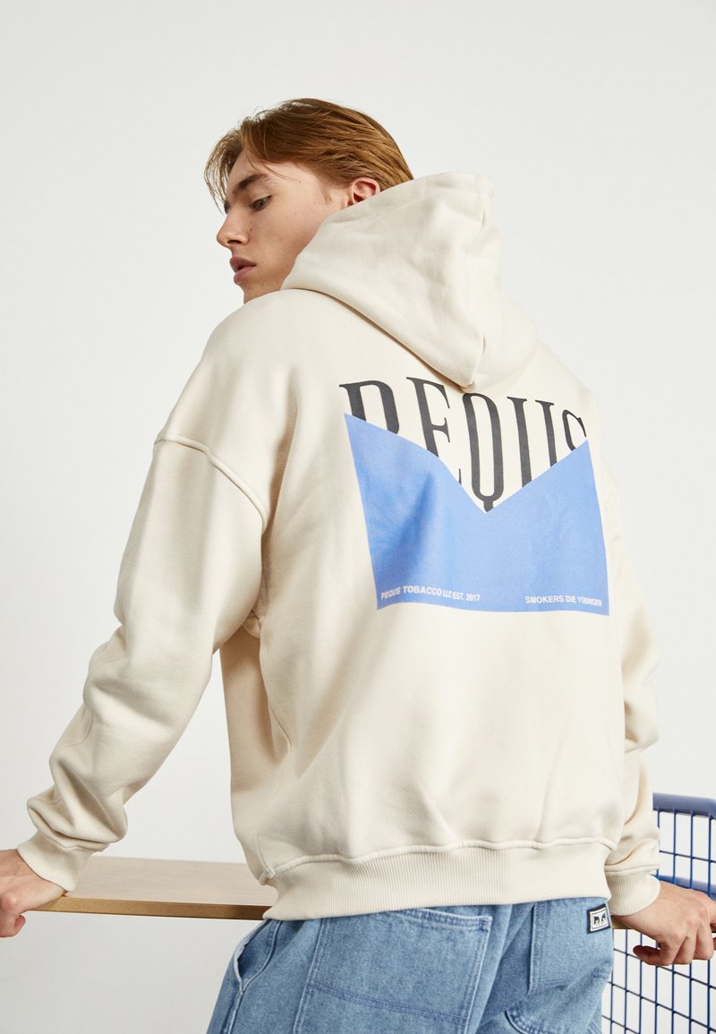 PEQUS SMOKERS DIE YOUNGER ZIP HOODIE UNISEX - Sweater met rits - cream ...