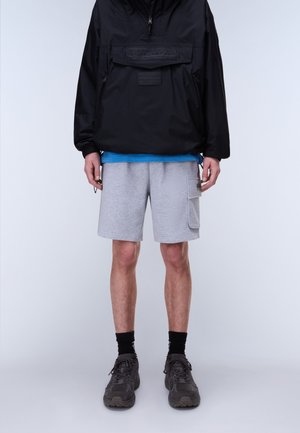 BOX LOGO - Σορτς - light grey melange