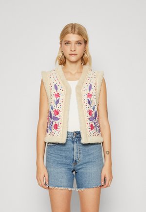 TOMMY GILET - Chaleco - off-white/blue