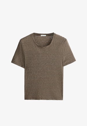 OYSHO, T-shirt imprimé - chocolate red