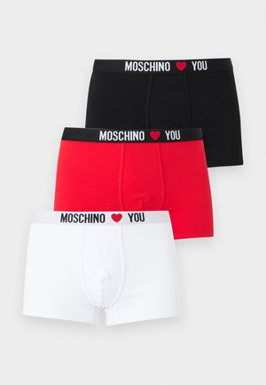 Moschino Underwear MY VALENTINE PARIGAMBA 3 PACK - Kitsad bokserid - fantasia variante unica