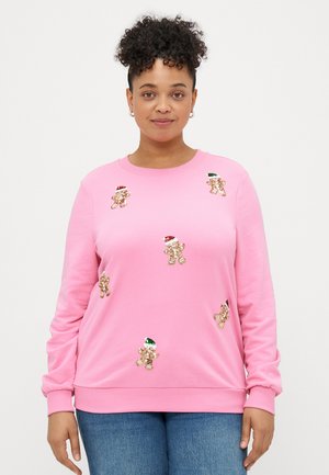 CARXMAS SNOW O NECK - Melegítőfelső - sachet pink
