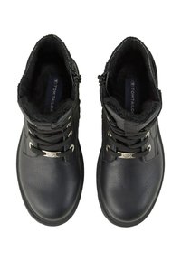TOM TAILOR Stivaletti stringati - black