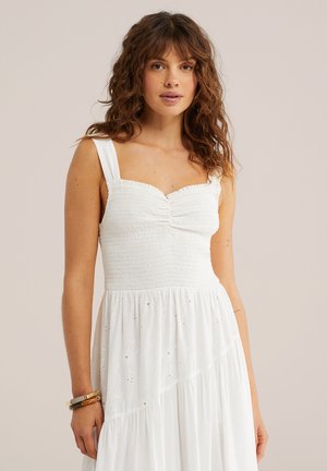 WE Fashion, Maksimekko - white