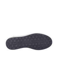 Black rubber shoe sole with textured grip pattern; features "JOSEF SEIBEL" embossed on the surface and straight line detailing.