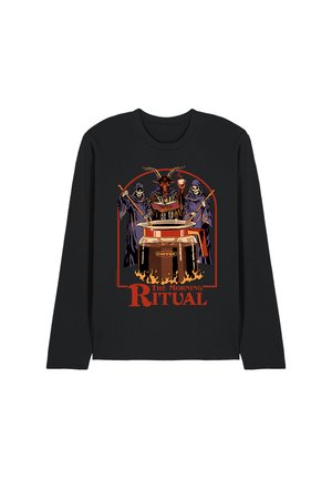Cotton Soul, STEVEN RHODES THE MORNING RITUAL - Long sleeved top - black