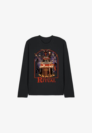 Cotton Soul, STEVEN RHODES THE MORNING RITUAL - Long sleeved top - black