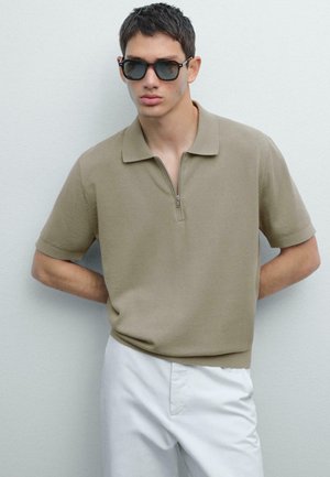 QUARTER-ZIP - Polo - grey