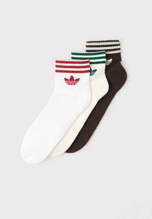 3 PACK UNISEX - Chaussettes - off white/black