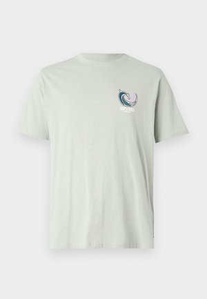 HAZED AND TUBED UNISEX - T-shirt imprimé - mint haze
