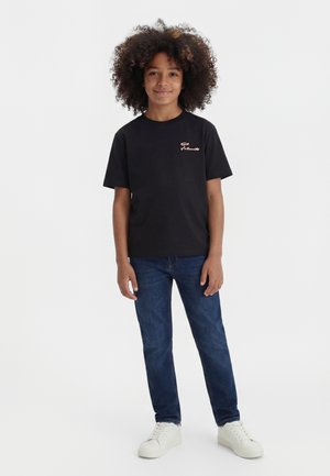 ONLY & SONS junior OSJMIKE TEE - Potiskana majica - black