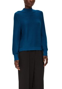 s.Oliver BLACK LABEL AUS MIX - Strickpullover - blau