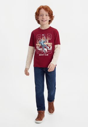 GAP KIDS RELAXED GRAPHIC T-SHIRT - T-shirt à manches longues - sled