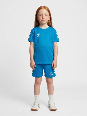 Hummel, SET - Sports T-shirts - diva blue