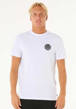 T-shirt med print - optical white