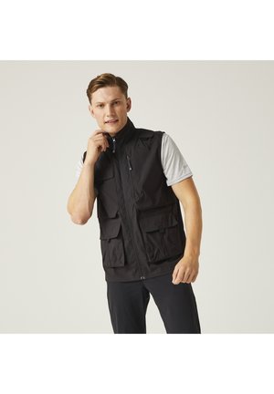 Regatta REGATTA TRAVEL LIGHT PACKAWAY BODYWARMER LIGHTWEIGHT GILETS - Smanicato - black