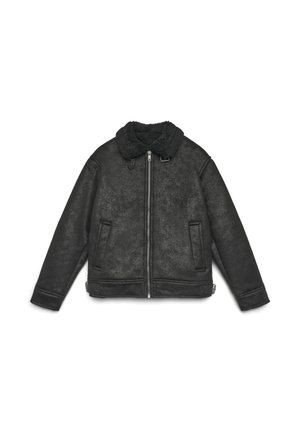 Giacca in similpelle - nero