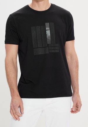 Printtipaita - black