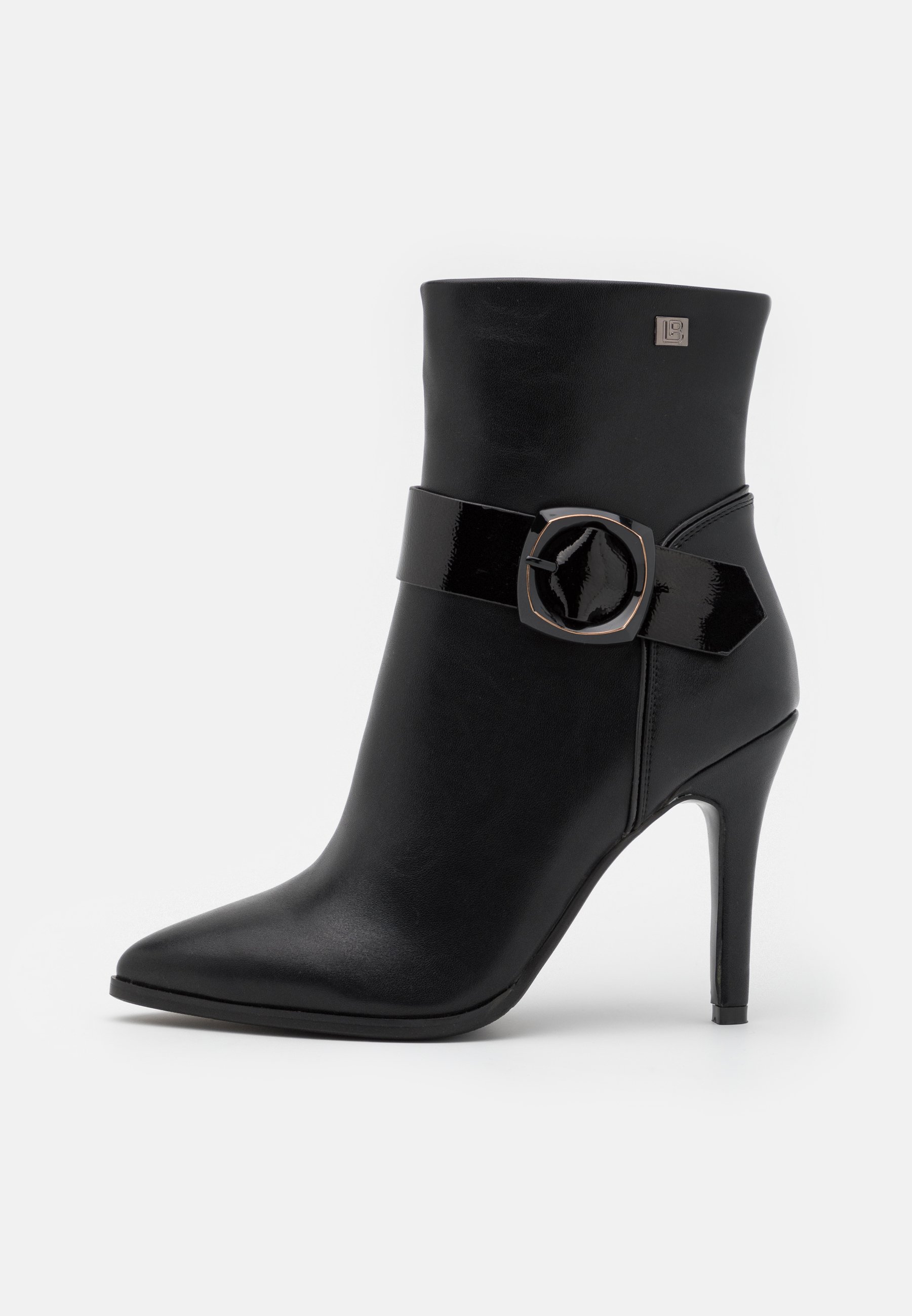 Laura Biagiotti Enkellaarsjes met hoge hak - black/Zwart - Zalando.nl