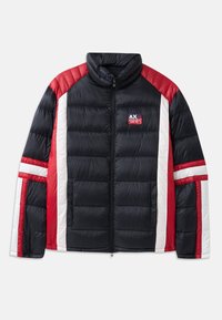 Armani Exchange Pūkinė striukė - deep navy/haute red/off white
