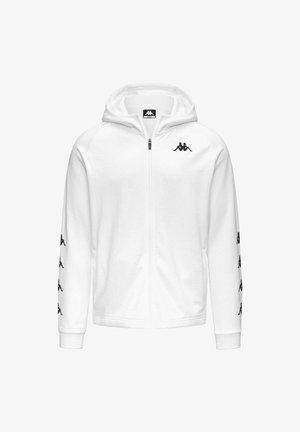 Kappa, Sweat zippé - white