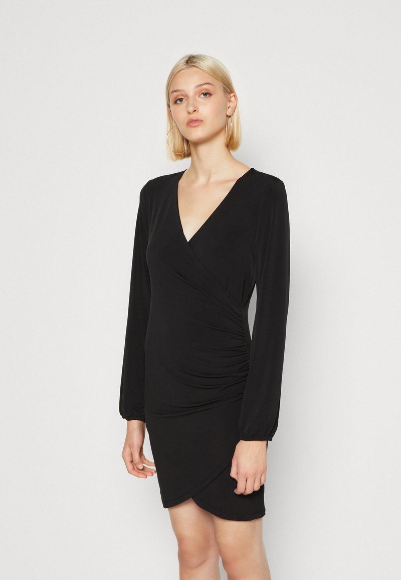 VERO MODA SS V-Neck Short Dress Vmjanet Noos-Abito Corto con Scollo a V, in Denim, Bianco, XS Donna