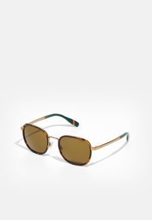 Polo Ralph Lauren UNISEX - Sunglasses - havana/antique gold/olive green