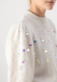 Pieces PCRALBA O-NECK - Pullover - cloud dancer