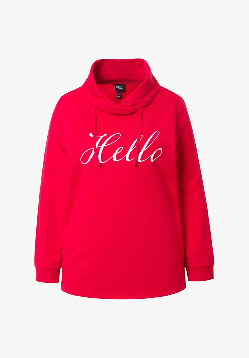 Ulla Popken CLASSIC FIT HELLO STEHKRAGEN Sweatshirt lychee