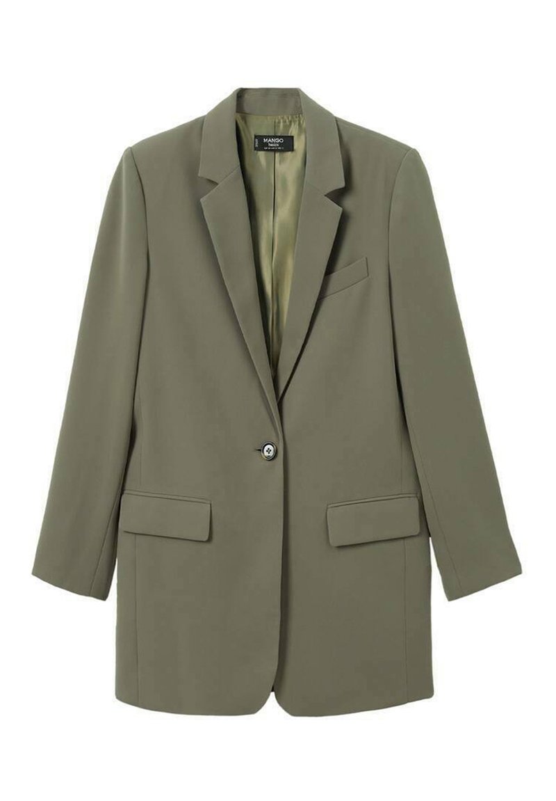 Mango Blazer kaki Mango Blazer kaki