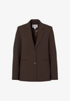 PCBOSELLA LS LOOSE BLAZER NOOS BC - Κοντό παλτό - hot fudge