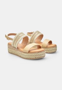 Bata BATA - Sandali con zeppa - beige