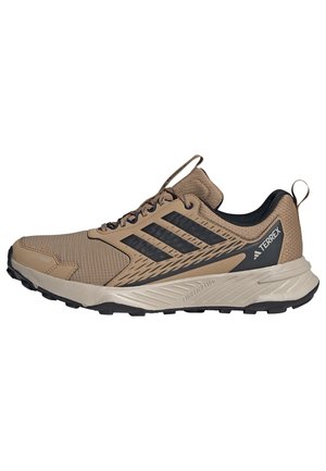 Trail running shoes - cardboard   core black   bronze strata