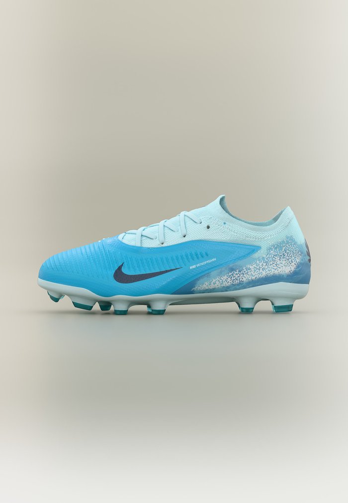 Nike PHANTOM 6 LOW PRO ERLING HAALAND FG/MG UNISEX - Football boots artificial grass - baltic blue/blue eclipse/glacier blue
