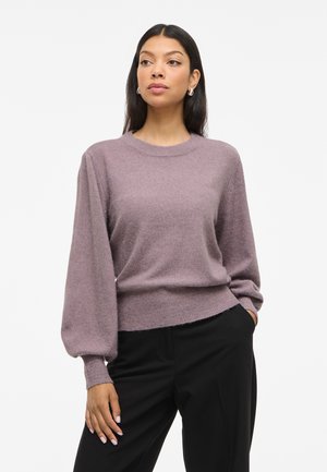 VILA VIMALU O NECK PULLOVER - Jumper - toadstool