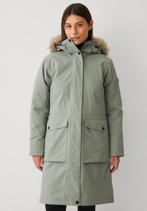 Winter coat - graugrün
