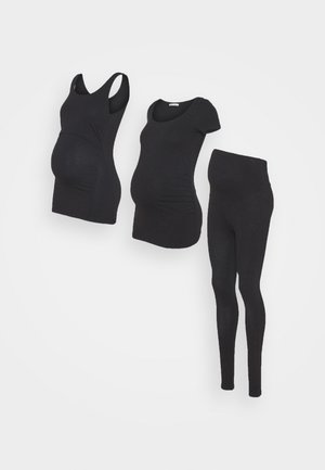 NURSING SET - Top - Leggings - black
