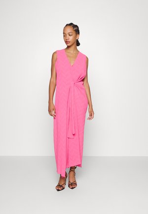 87Origins TIE WAIST DRESS - Vestido comprido - pink
