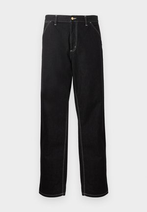 Carhartt WIP, SIMPLE PANT - Vaqueros boyfriend - black one wash