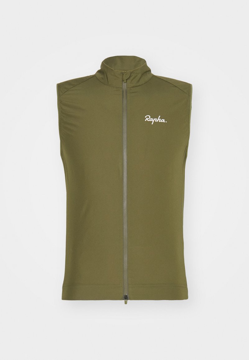 Rapha MENS CORE GILET - Weste - dark khaki/white/khaki - Zalando.de