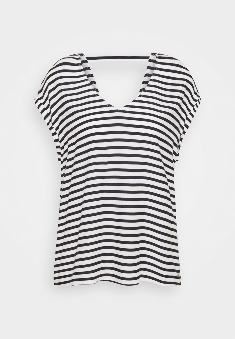 TOM TAILOR DENIM V NECK - T-shirt z nadrukiem