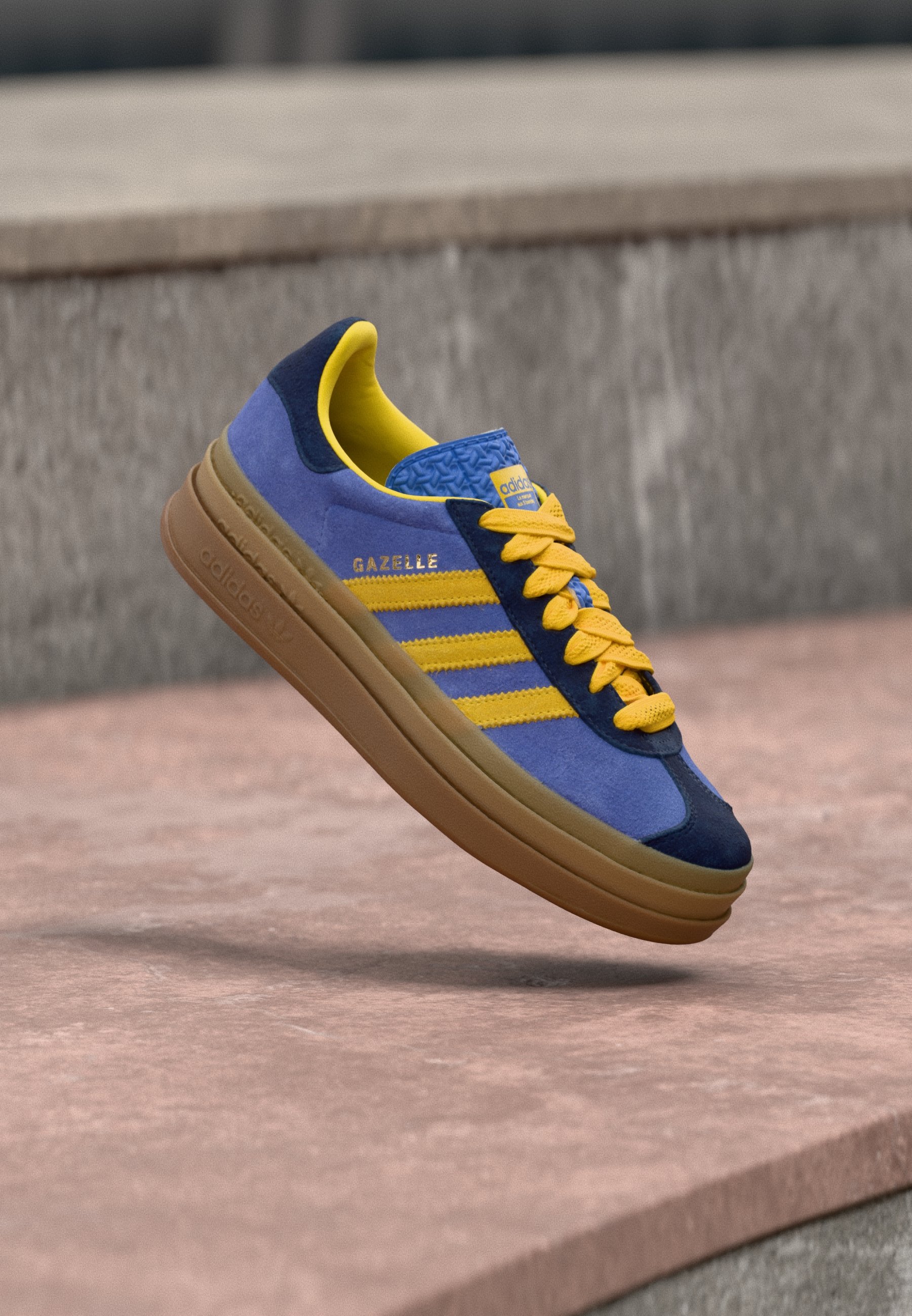 adidas gazelle silver green womens Women's Adidas Gazelle Bold main image 0