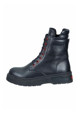 Platform ankle boots - schwarz