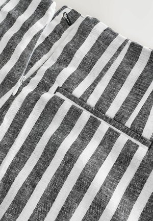 Next REGULAR FIT - STRIPED WIDE - Trousers - grey