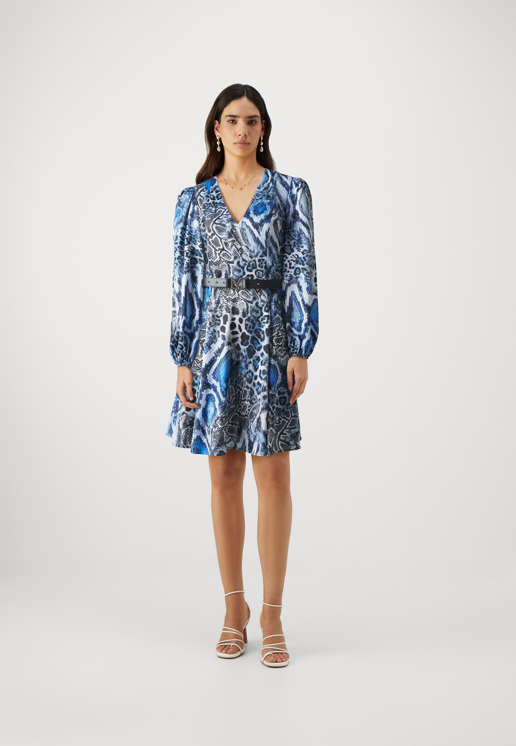 guess by marciano blue dress Women Pleated High Low Dress, Blue Guess by Marciano Brand – Coconut Fashion