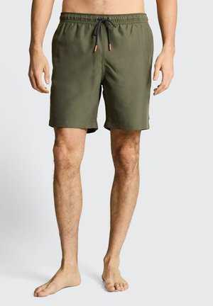 TOM TAILOR TOM TAILOR BEACHWEAR/BADEMODE BADESHORTS MIT KORDELZUG - Badeshorts - deep leaf green