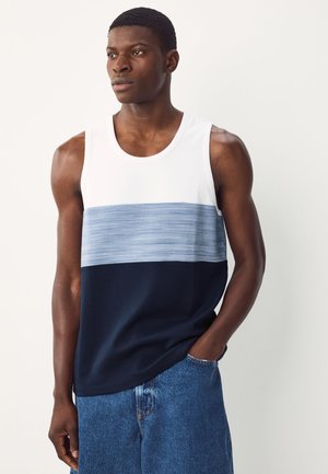 REGULAR FIT - BLOCK - Topp - blue